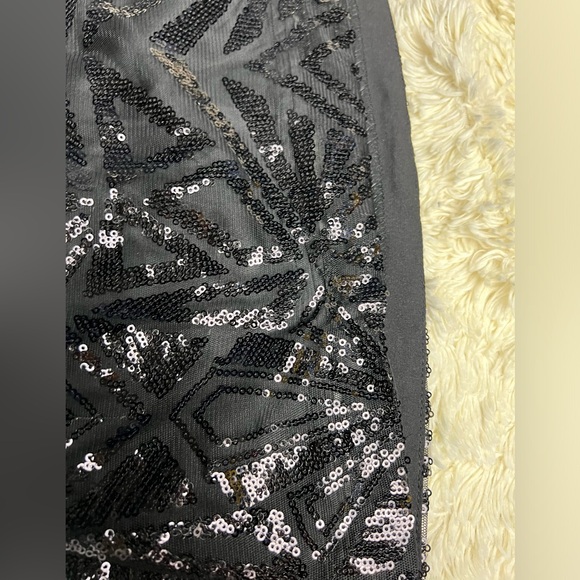 New Jessica Simpson black sequin cocktail dress size 4 - Picture 6 of 13